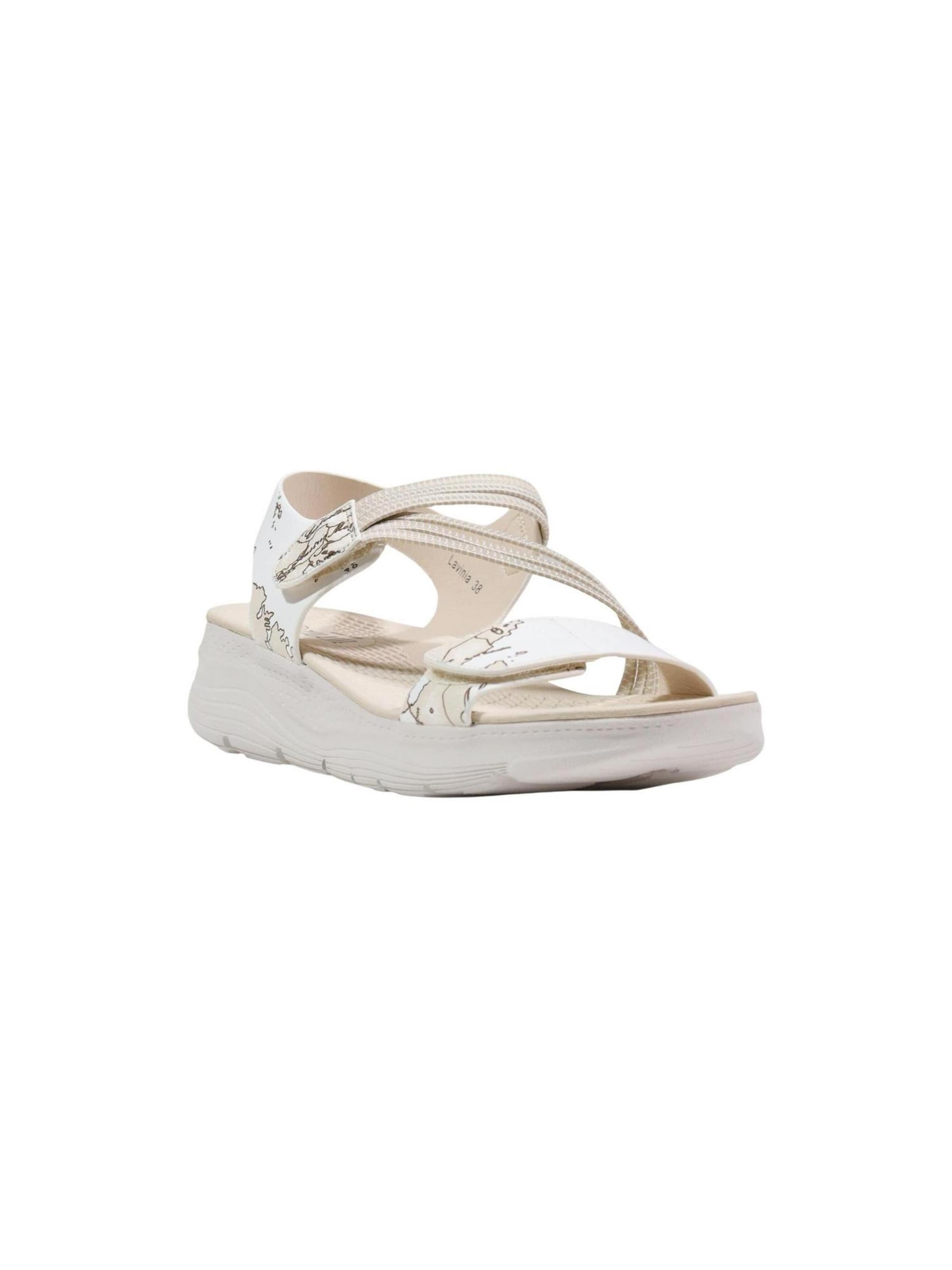 Alviero Martini 1a clase Sandaal 'WEDGE H50 1410 9752' in Wit