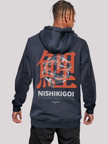 F4NT4STIC Sweatshirt 'Nishikigoi' in Blauw: voorkant