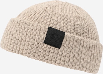 DAN FOX APPAREL Beanie 'Oscar' in Beige: front