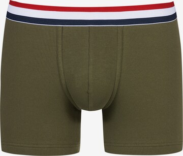 Mey Boxer shorts 'RE:THINK RIB' in Green: front