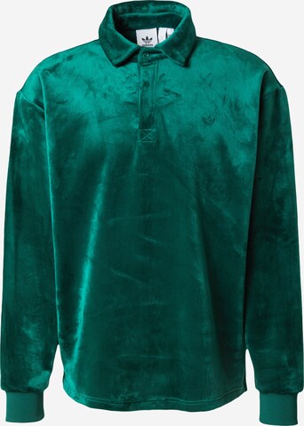 ADIDAS ORIGINALS Shirt 'Essentials' in Green: front