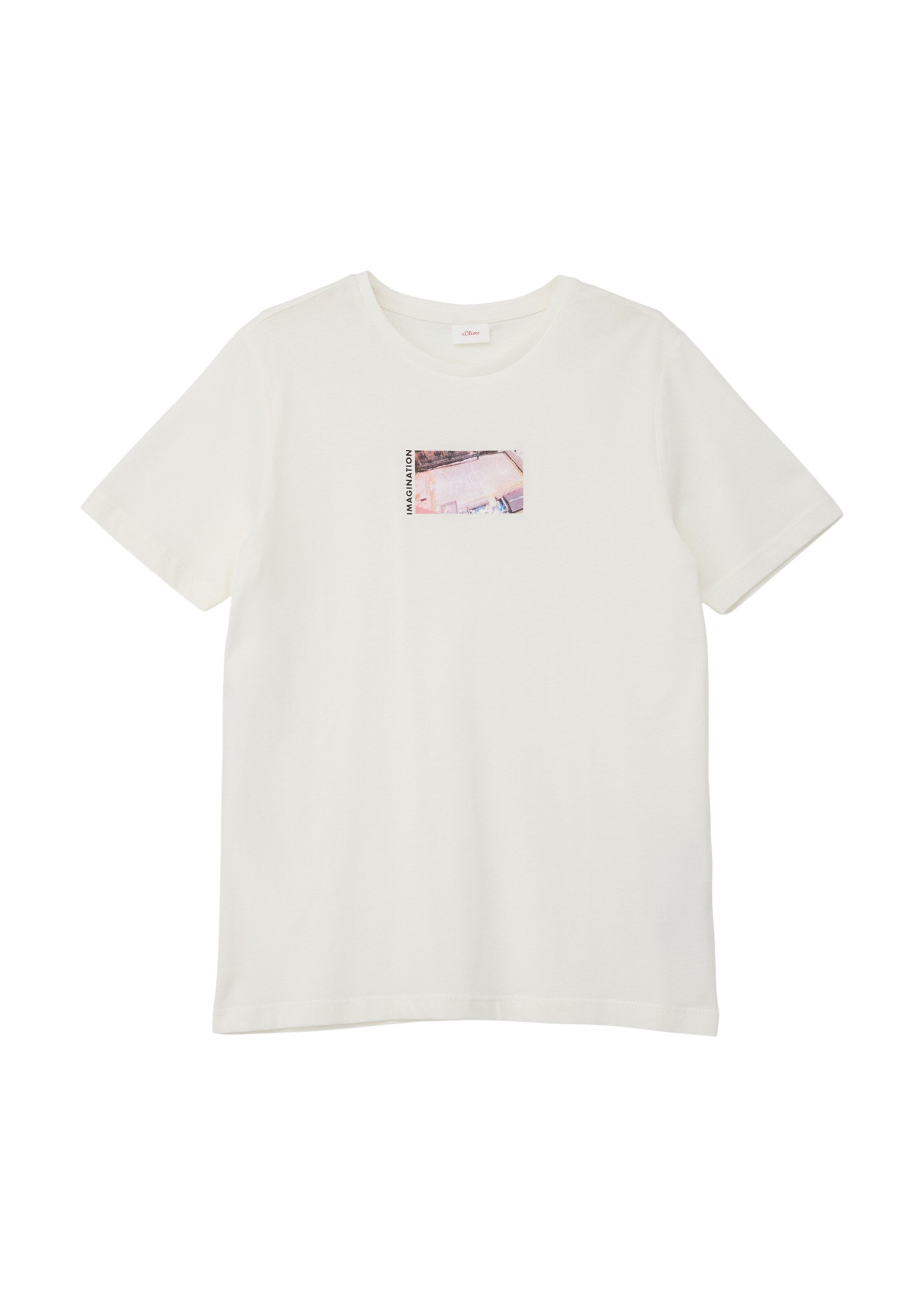 s.Oliver Shirt in Beige: voorkant