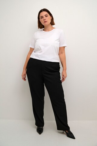 T-shirt 'KC Viana' KAFFE CURVE en blanc