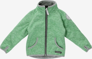 Villervalla Zip-Up Hoodie in Green: front