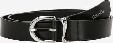 Ceinture Calvin Klein en noir : devant