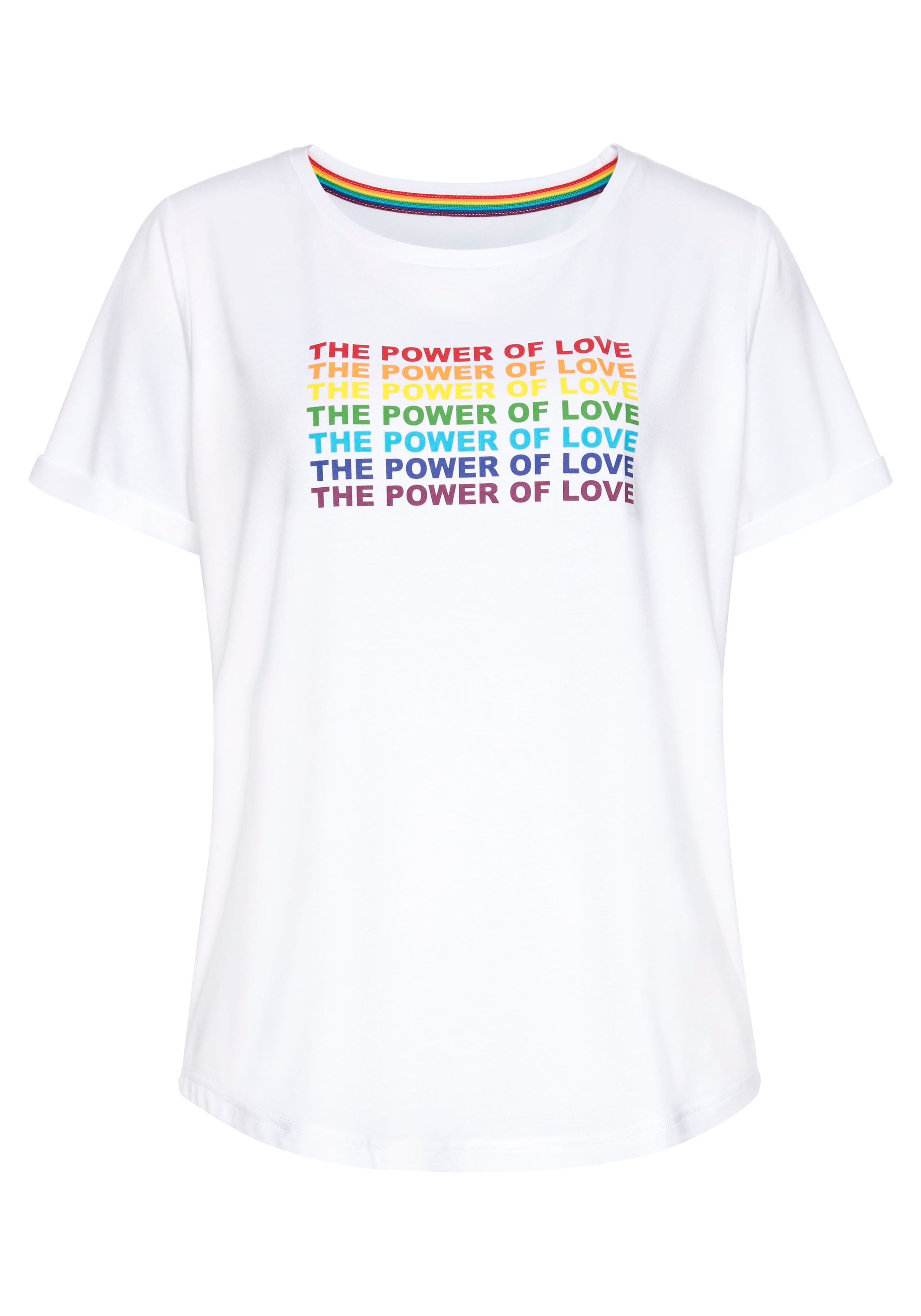 LASCANA Póló - fehér: elől