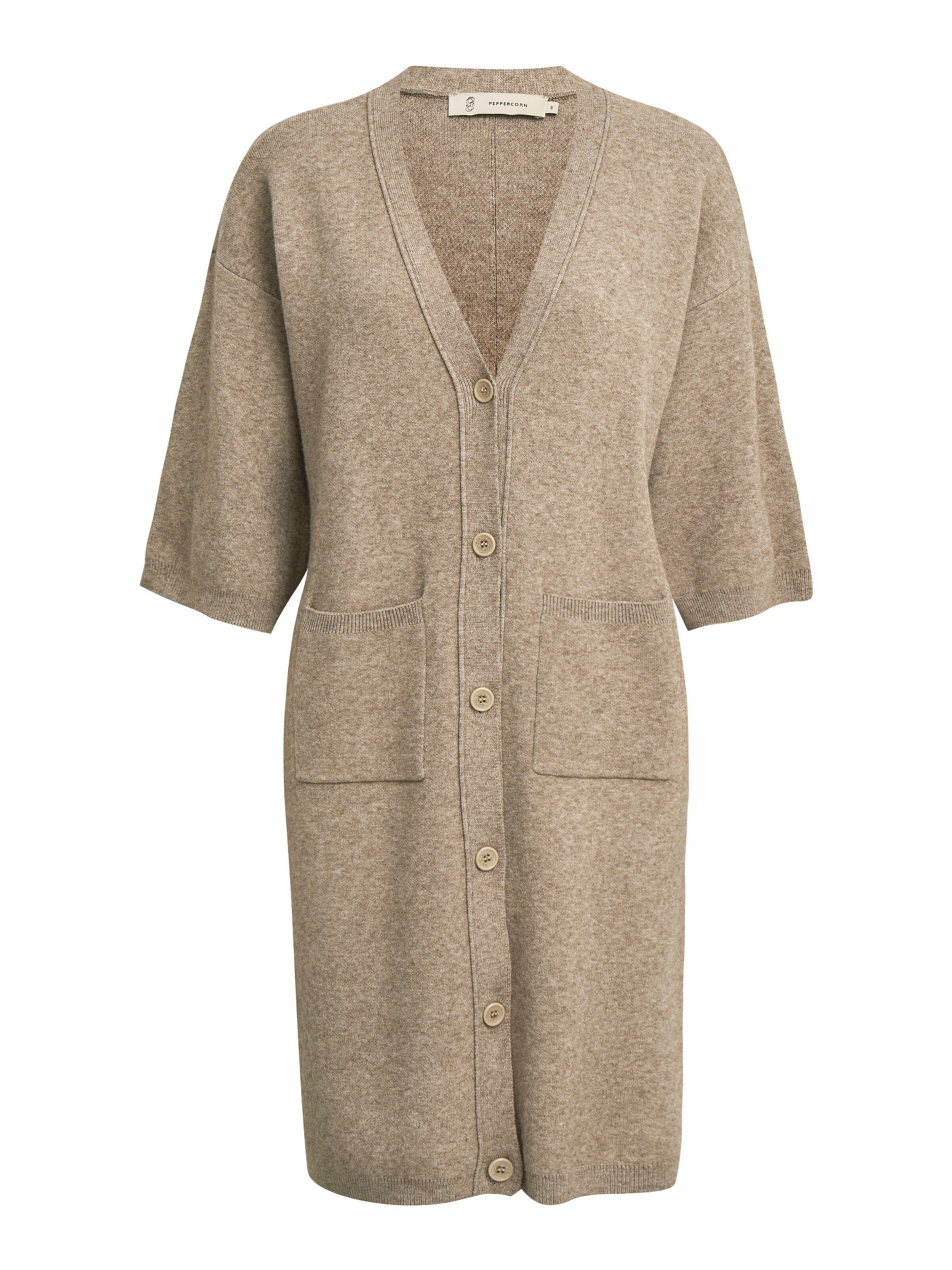 Peppercorn Neuletakki 'Rosalia' värissä beige: etupuoli