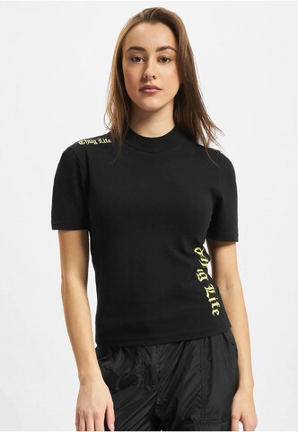 Thug Life - Camiseta 'Statement' en negro: frente