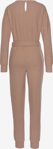 LASCANA Leisure suit in Brown