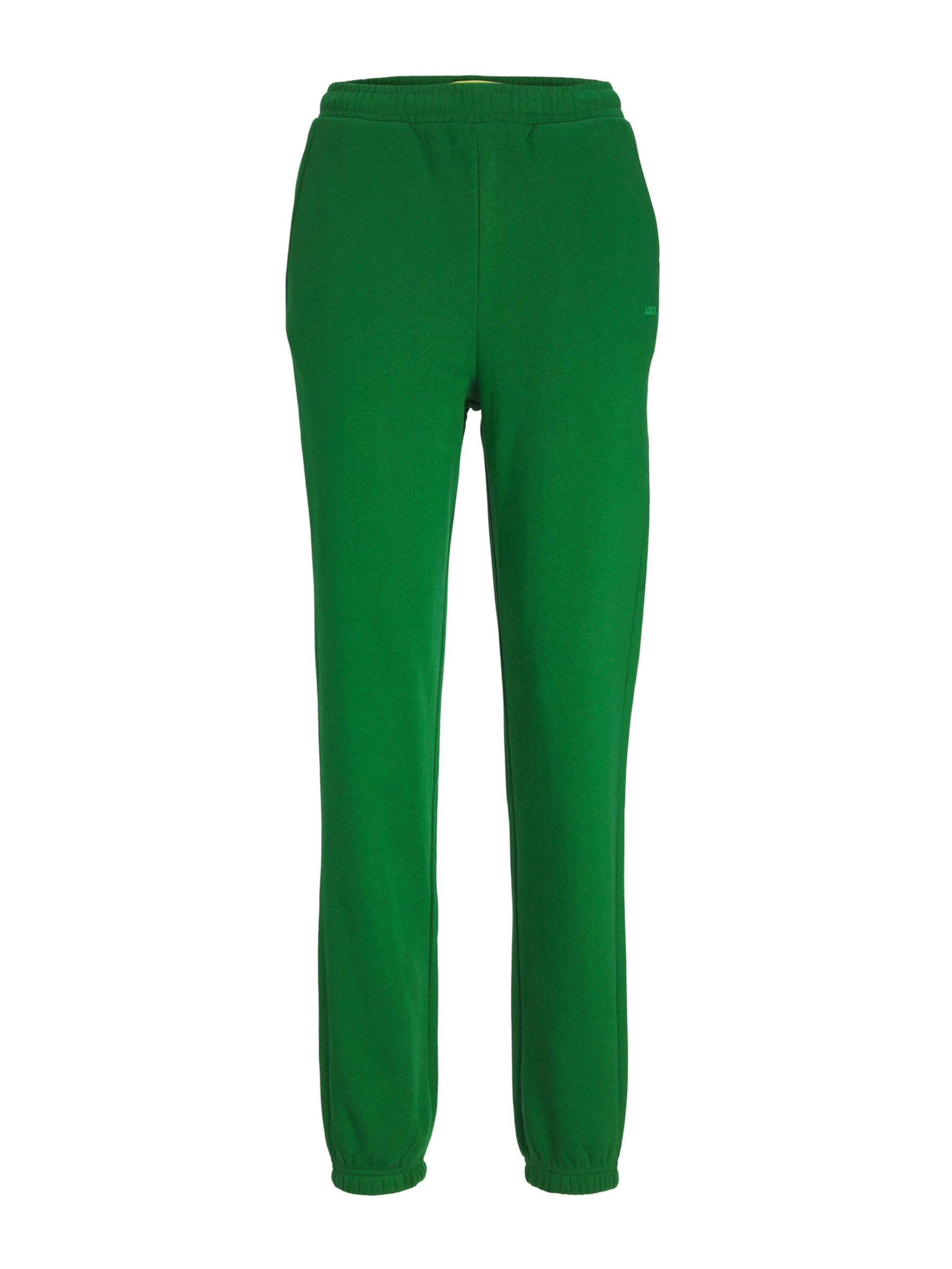 Pantaloni 'JXAbbie' de la JJXX pe verde: față