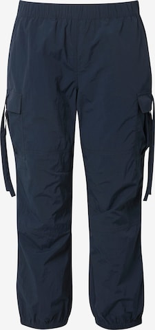 Ulla Popken Cargohose in Blau: Vorderseite