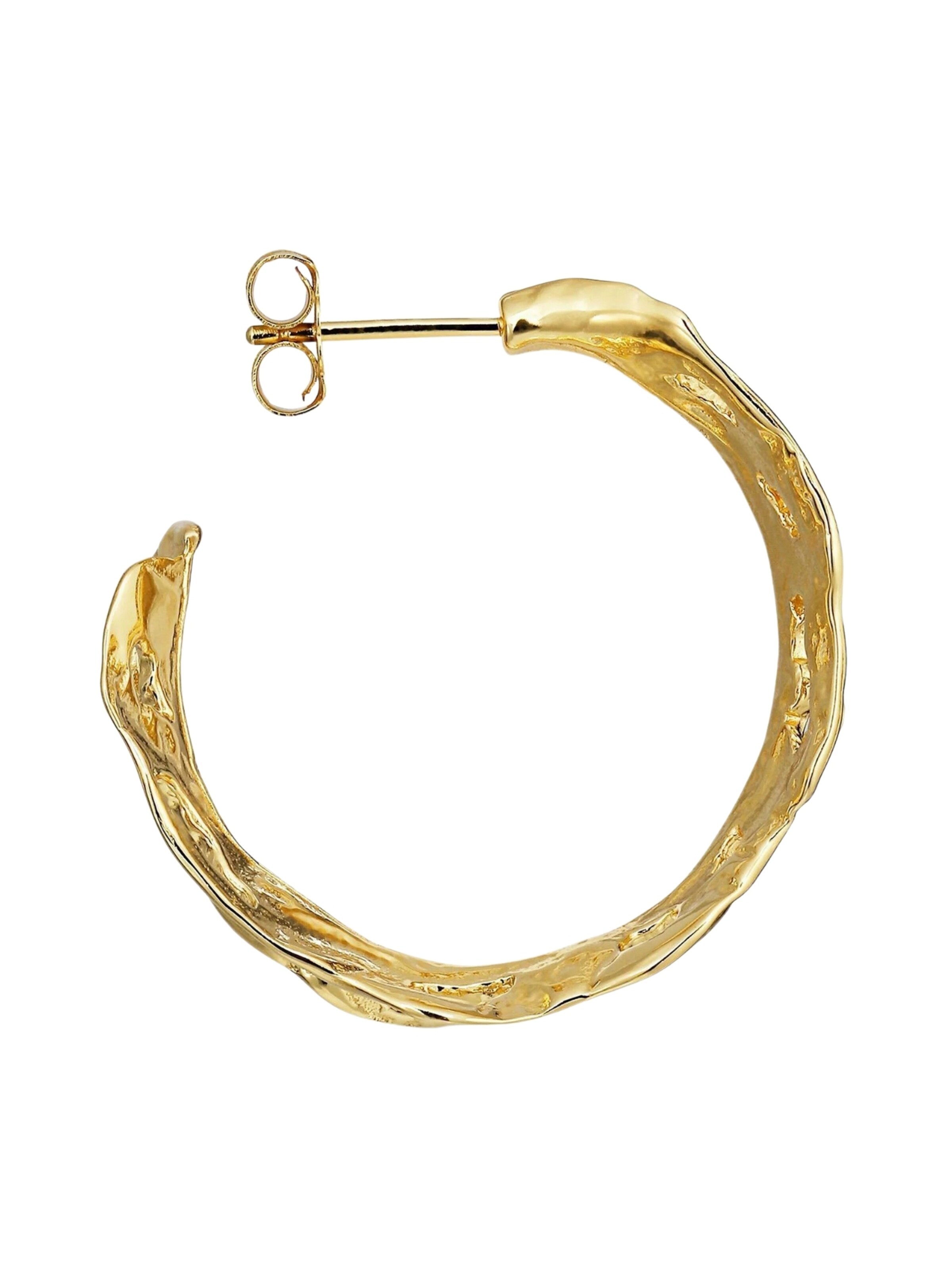 Jane Kønig Ohrring 'Leaf' in Gold