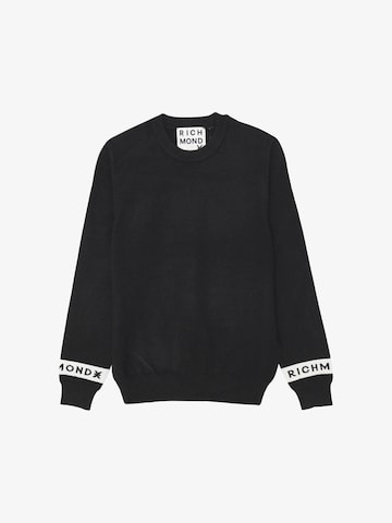 John Richmond Pullover in Schwarz: Vorderseite