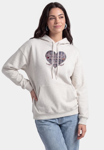 MYMO - Sudadera en blanco: frente