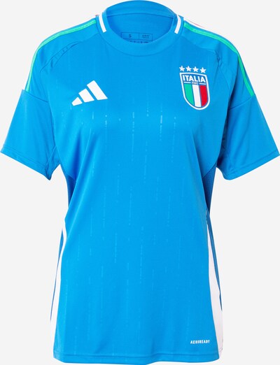 ADIDAS PERFORMANCE Fodboldtrøje 'Italy 24 Home' i azur / grøn / rød / hvid, Produktvisning