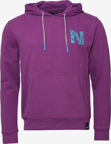 NASSAU Beach Club Sweatshirt ' NB231047 ' in Purple: front