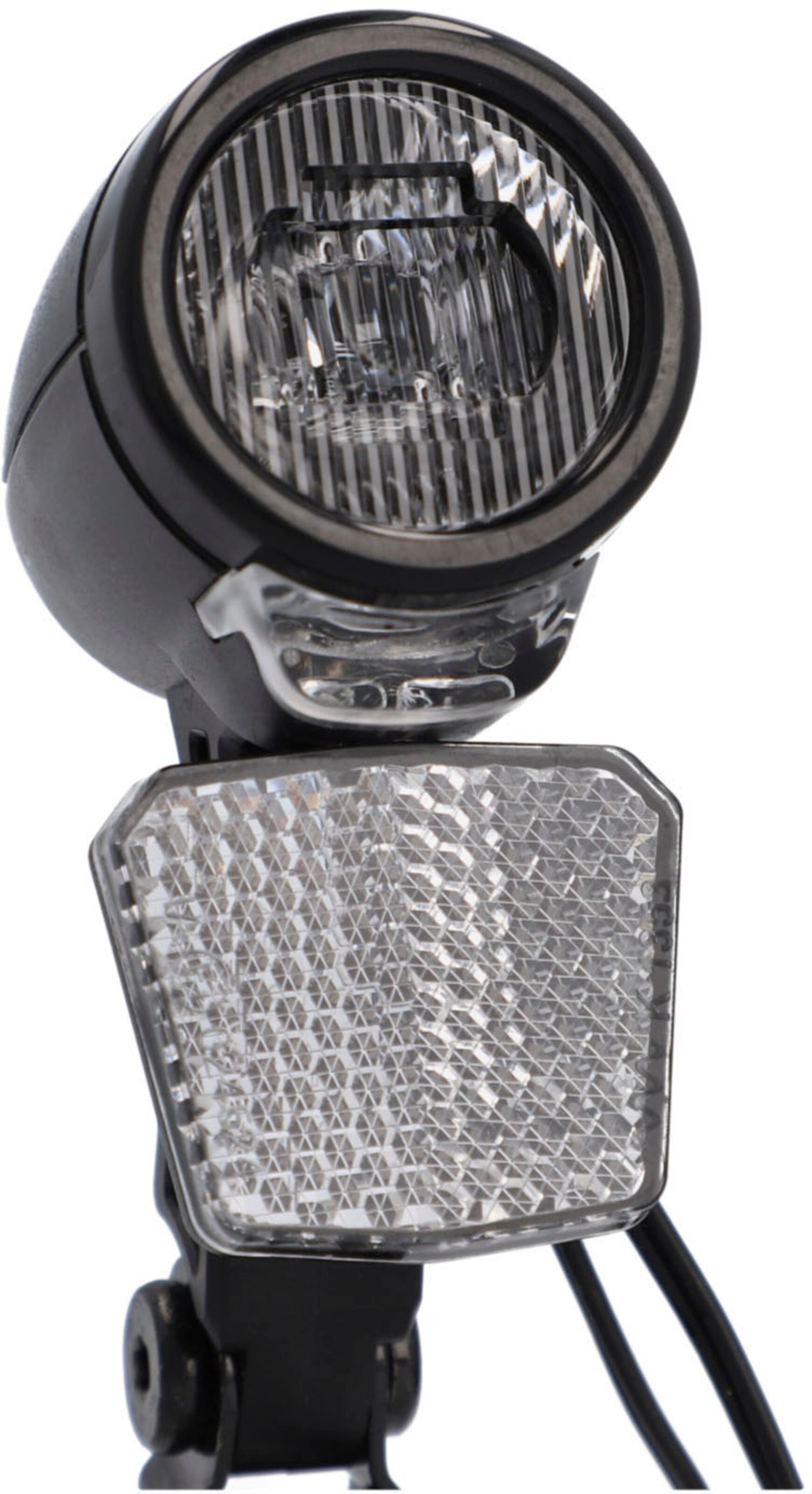 FISCHER Fahrräder Fahrrad-Frontlicht in Schwarz