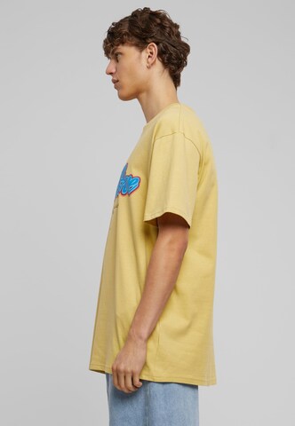 MT Upscale Shirt 'F*ke L*ve' in Yellow