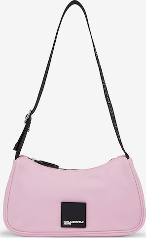 KARL LAGERFELD JEANS Наплечная сумка 'Urban' в Ярко-розовый: спереди