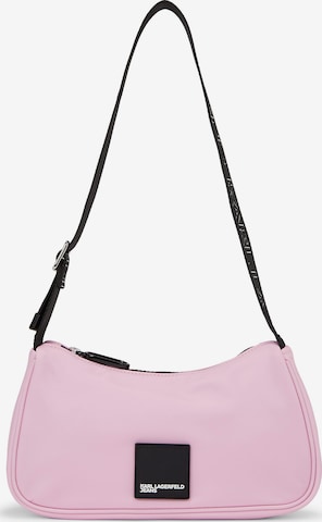 KARL LAGERFELD JEANS Schultertasche 'Urban' in Pink: predná strana