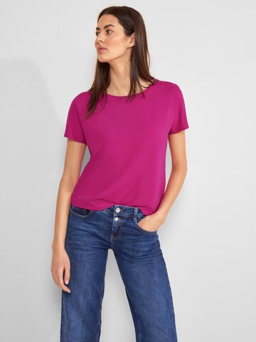 T-shirt 'Crista' STREET ONE en rose : devant