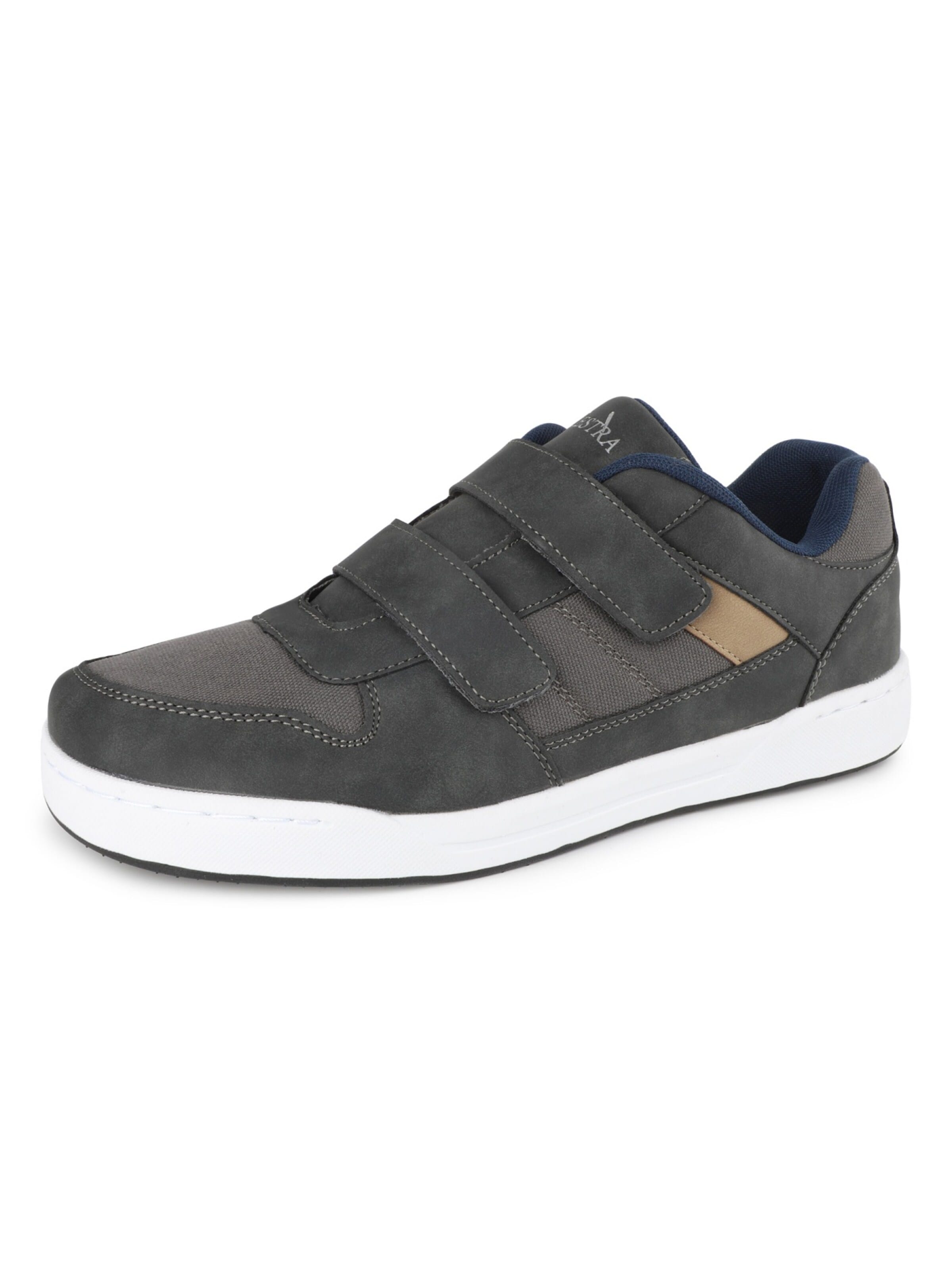 Tiestra Sneakers 'Wide Diabetic Walking Sneakers for Men' in Grey: front