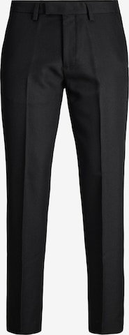 JACK & JONES Slim fit Pleated Pants 'Marco' in Black: front