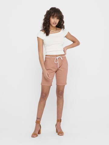 Regular Pantalon chino 'Paris' ONLY en marron