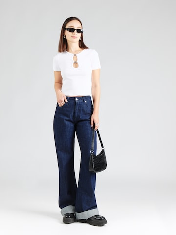 HUGO Póló 'Diheart_B' - fehér