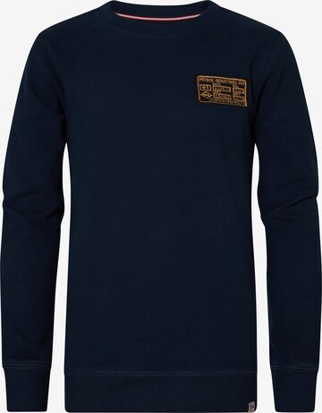 Petrol Industries Sweatshirt 'Glenview' in Blue: front