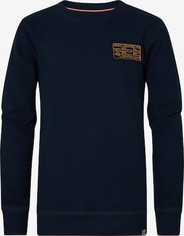 Petrol Industries Sweatshirt 'Glenview' in Blue: front