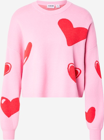 Pull-over 'NMSHYLA' Noisy may en rose : devant