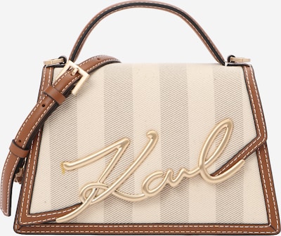 Rankinė iš Karl Lagerfeld, spalva – kremo / ruda / ruda (konjako), Prekių apžvalga