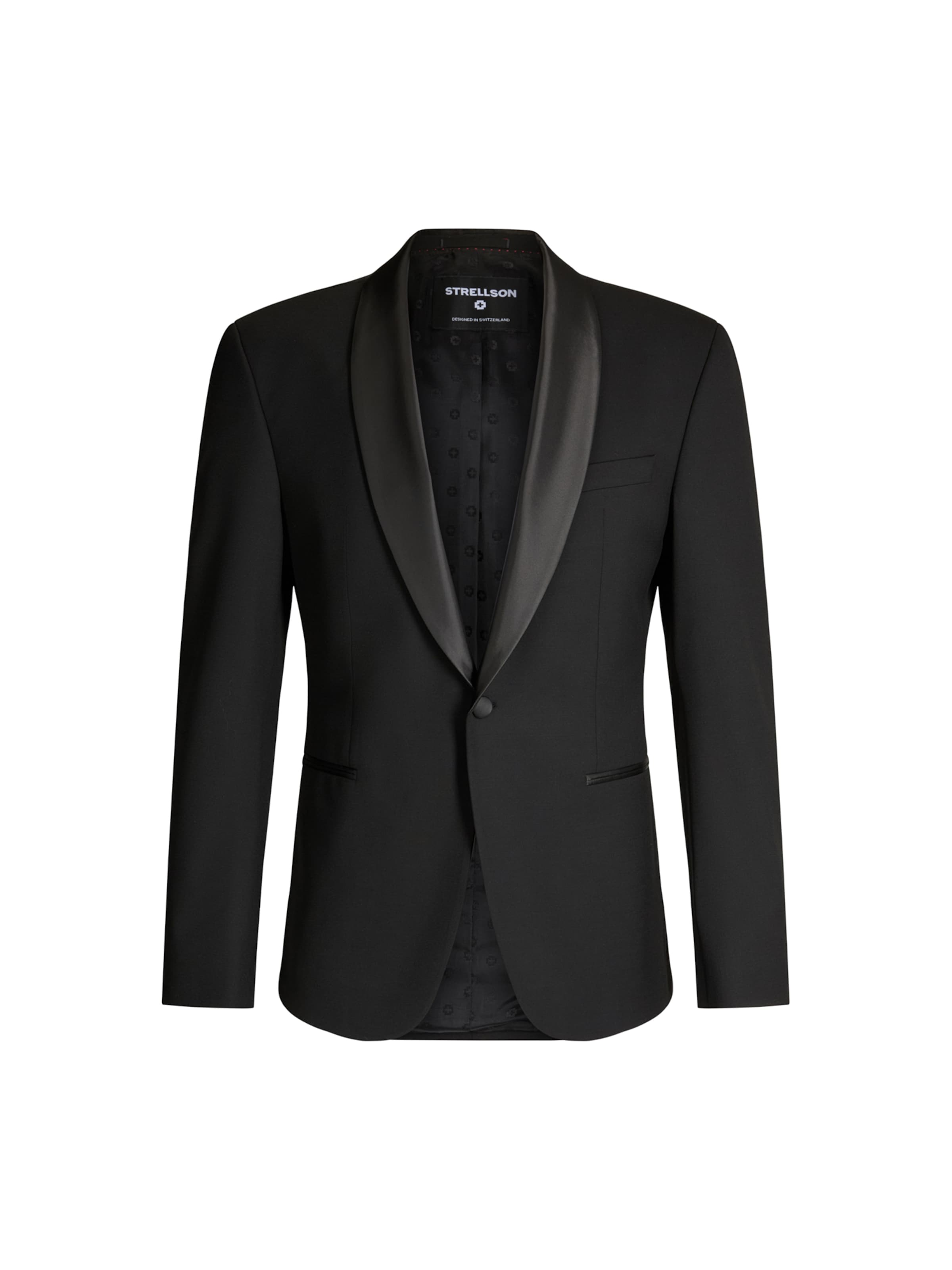 Fit confort Veste de costume 'Almir' STRELLSON en noir : devant