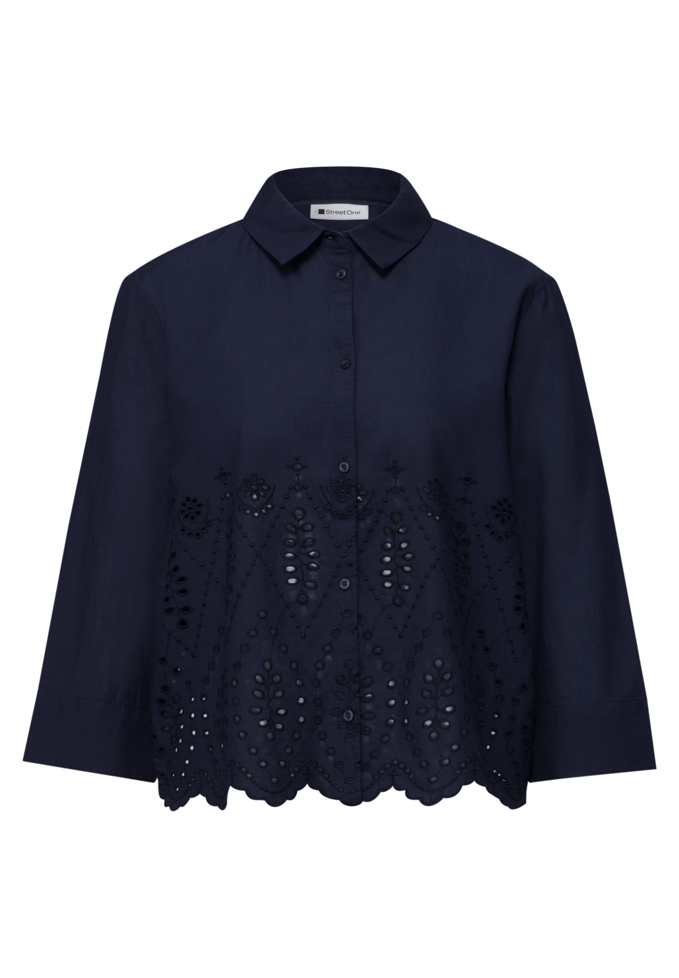 STREET ONE Bluse in Blau: Vorderseite