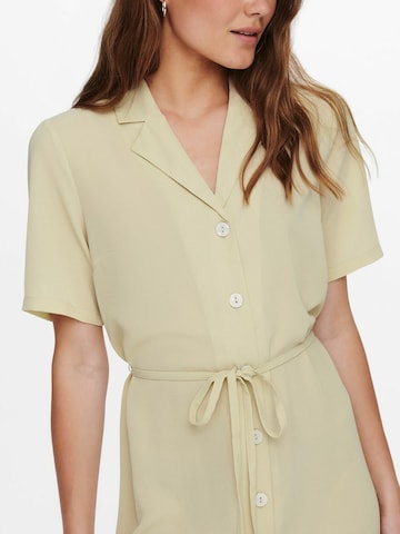 Robe-chemise ONLY en beige