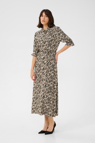 Kaffe Shirt dress 'Veronica' in Beige: front