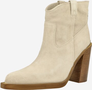 BRONX Booties 'Mya-Mae' in Beige: front