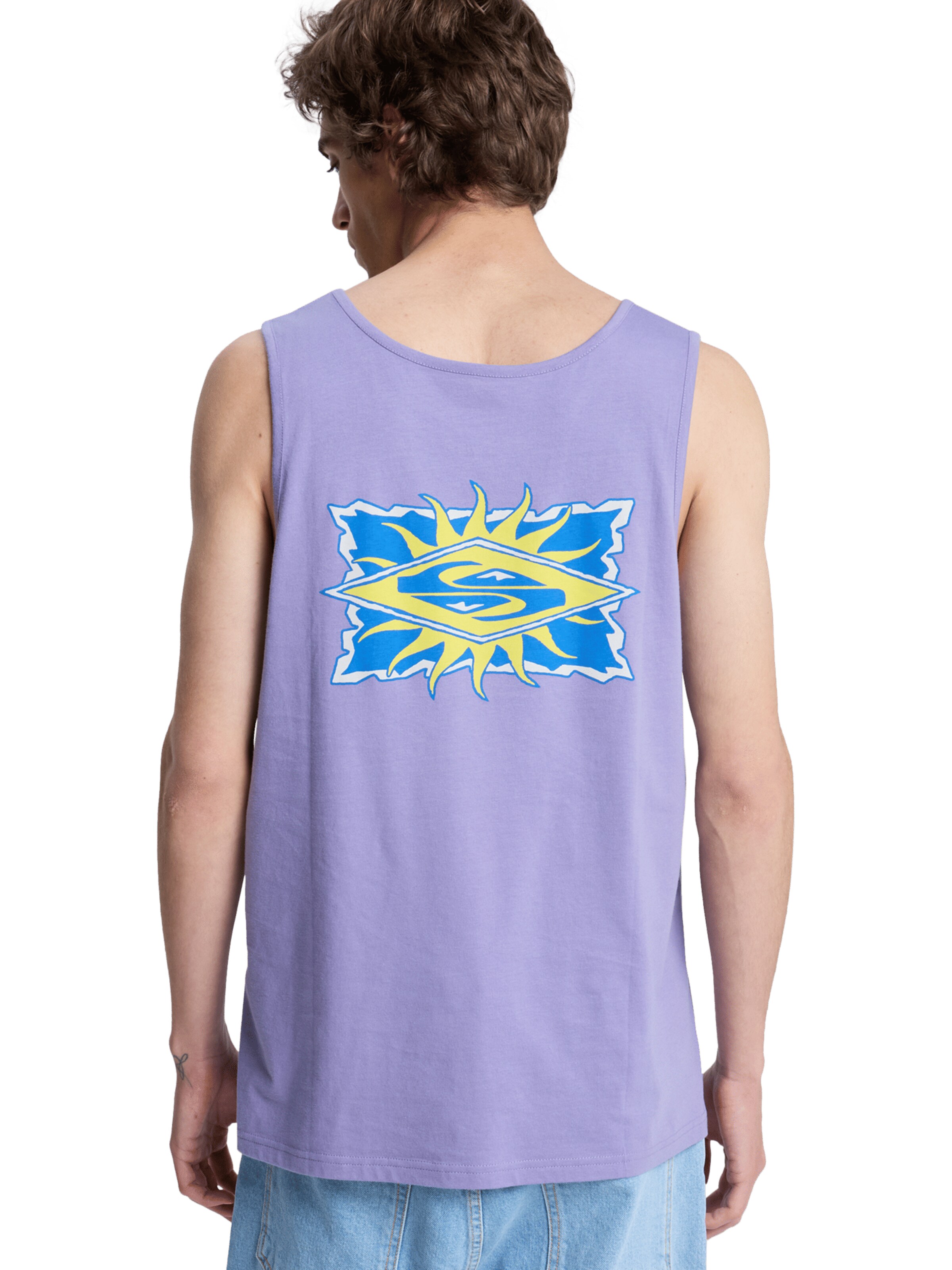 QUIKSILVER Top 'EV Starfish Stamp' in Lila
