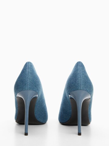 MANGO Pumps 'Lour' in Blau