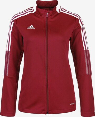 ADIDAS SPORTSWEAR Training Jacket 'Tiro 21' in Red: front