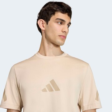ADIDAS SPORTSWEAR Funktionsshirt 'Z.N.E.' in Beige