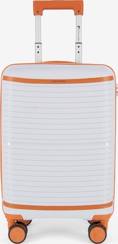 Valise 'JOY' PIERRE CARDIN en argent : devant