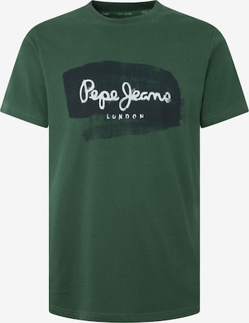 Pepe Jeans T-Shirt 'Seth' in Grün: predná strana