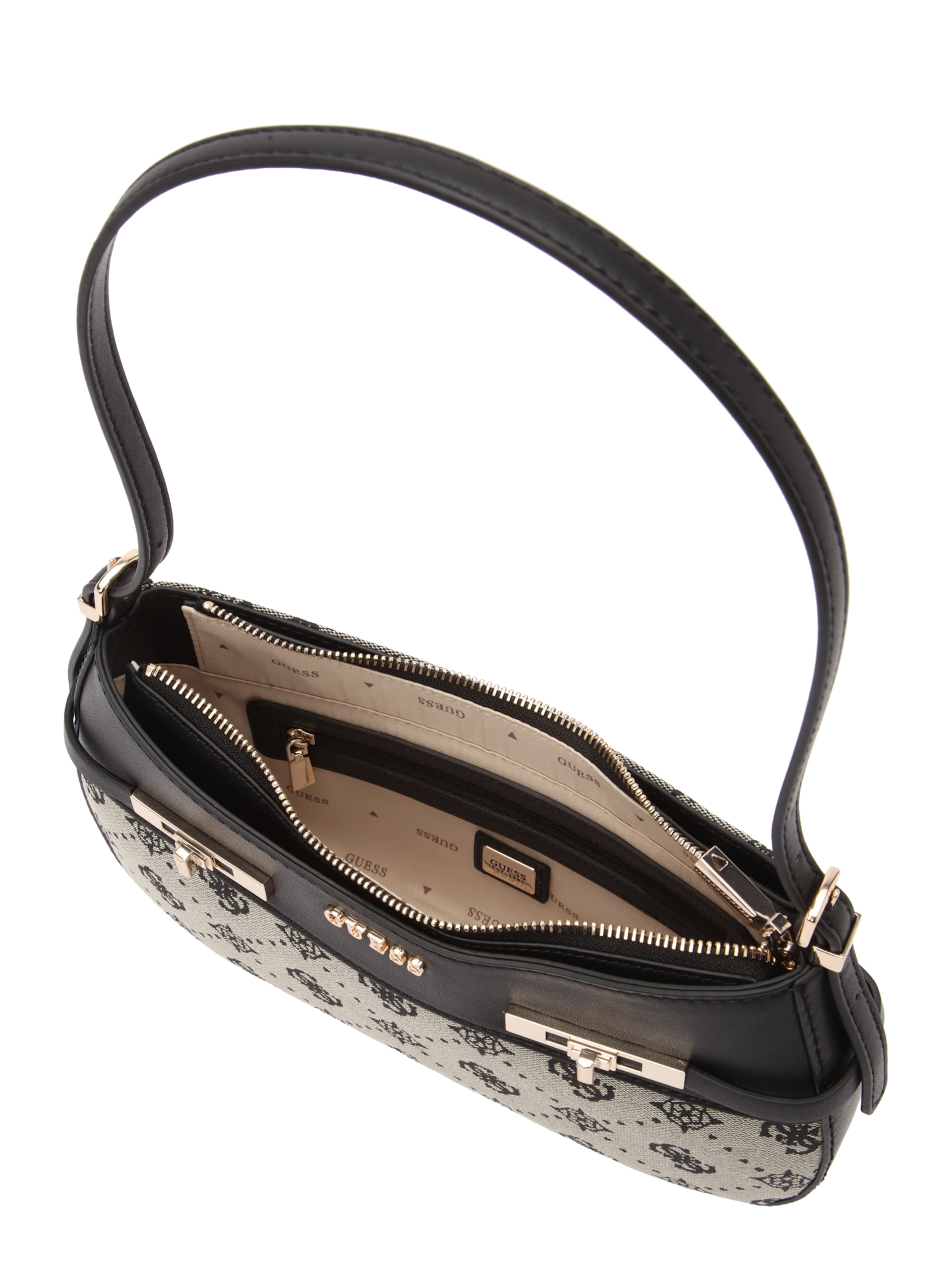 GUESS Taška přes rameno 'MELINDA' – černá