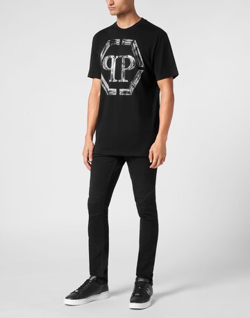 Philipp Plein - Camisa 'Hexagon' em preto