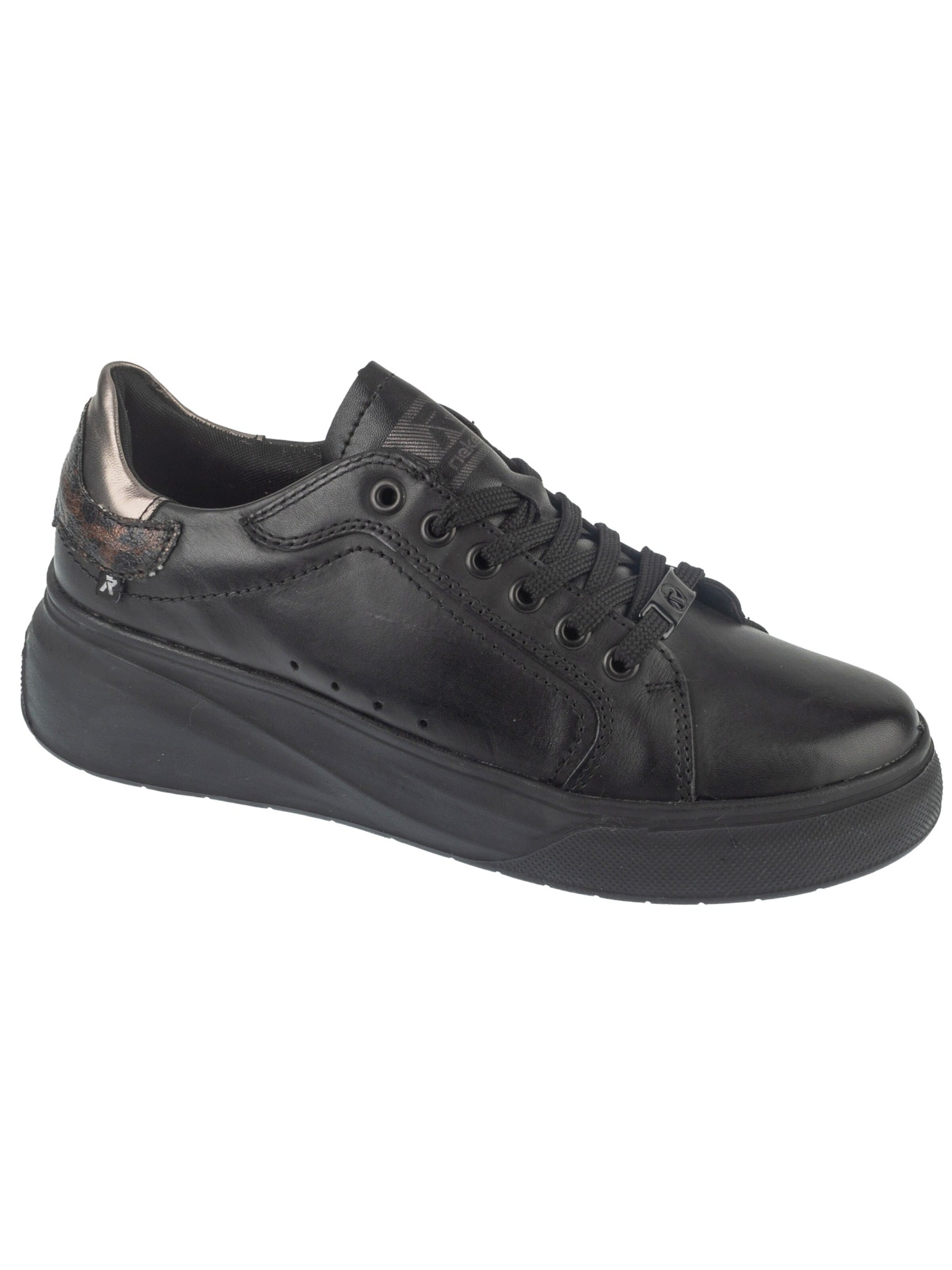 Baskets basses 'W2303' Rieker en noir : devant