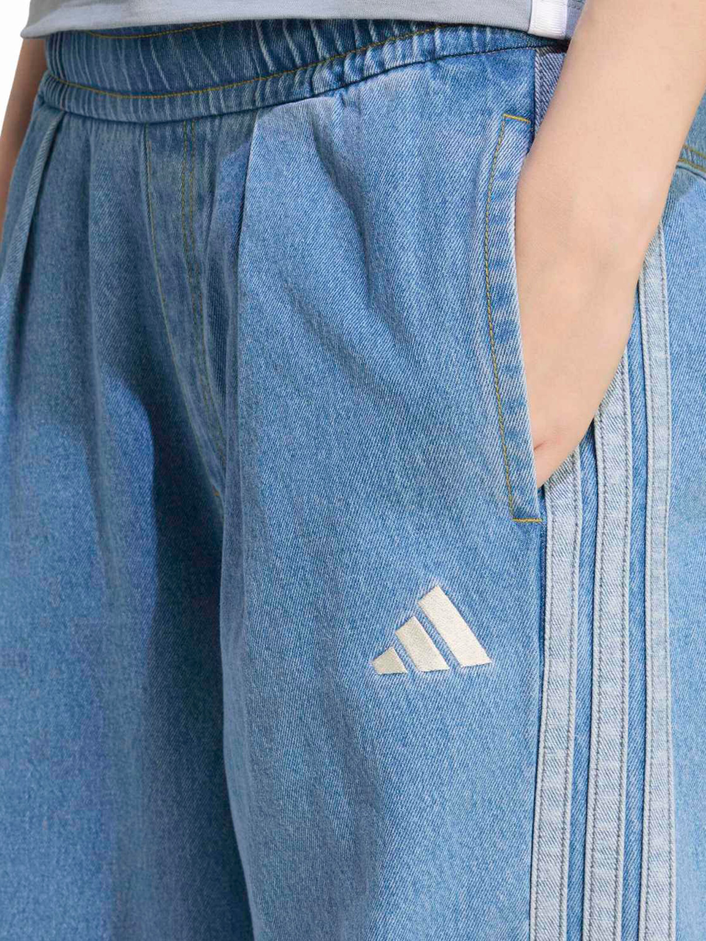 Wide Leg Pantalon de sport ADIDAS SPORTSWEAR en bleu