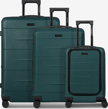POLICE Suitcase Set 'London ' in Blue: front