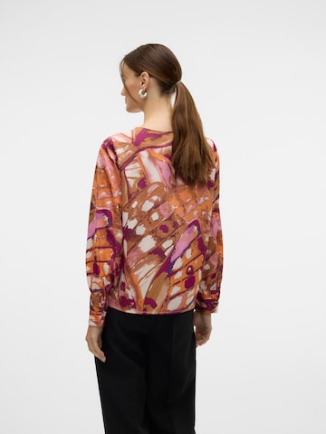 VERO MODA Blouse 'VMLINEA LYKKE' in Bruin